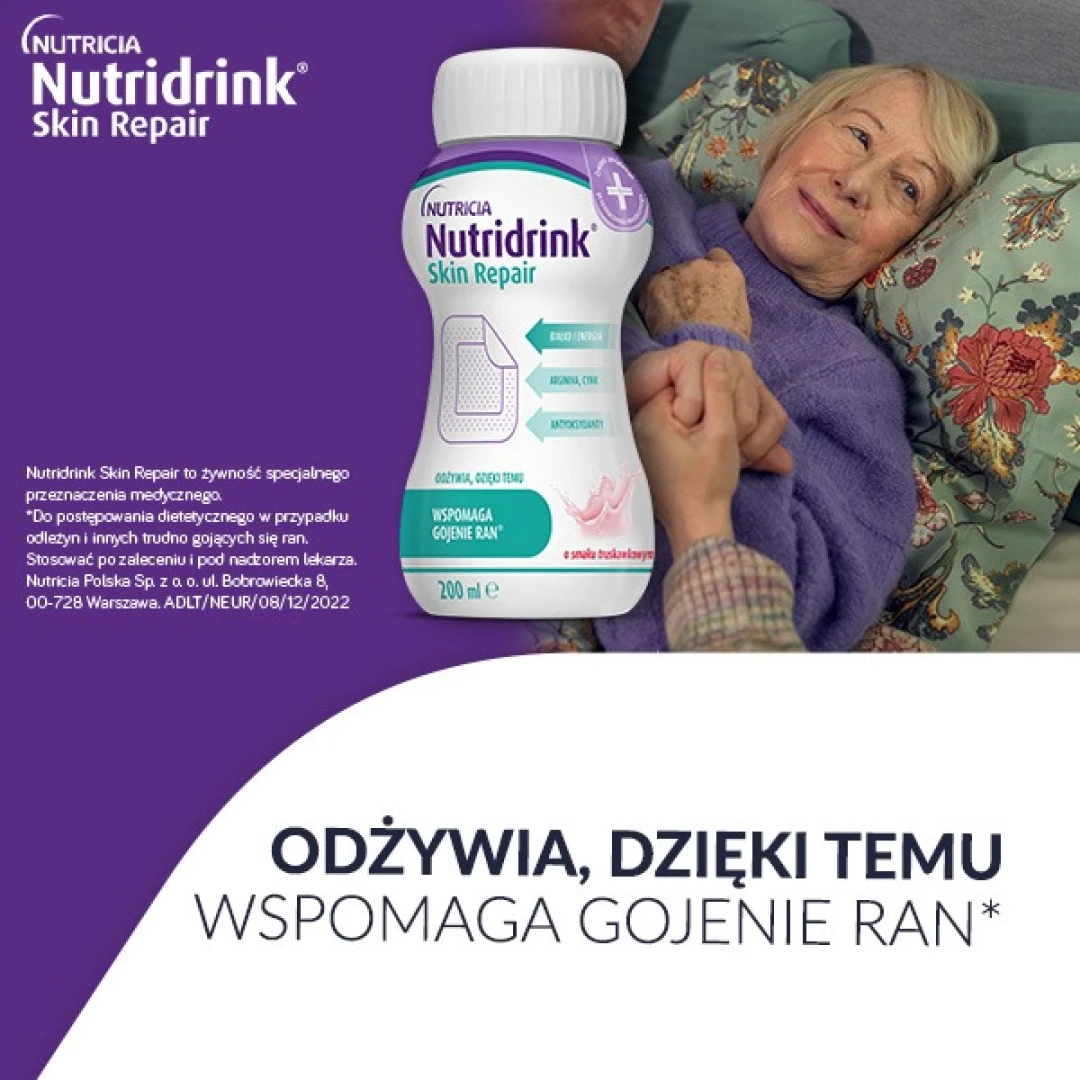 Seria Nutridrink czyli specjalne posiłki dla osób onkologicznych