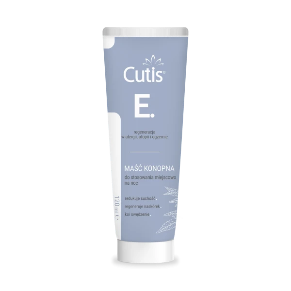 Cutis E-EGZEMA Maść konopna 17% + CBD, do skóry alergicznej i atopowej, 120 ml