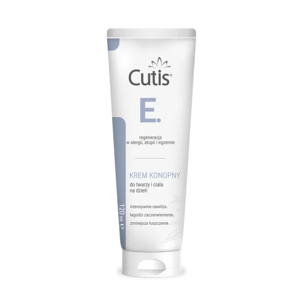 Cutis E-EGZEMA, Krem konopny 17% + CBD do skóry alergicznej i atopowej, 120 ml
