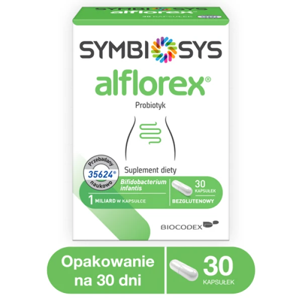 Symbiosys Alflorex, probiotyk, 30 kapsułek