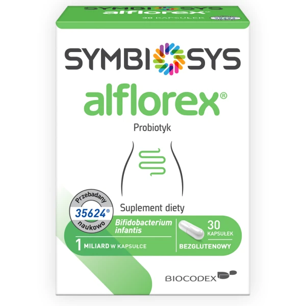 Symbiosys Alflorex, probiotyk, 30 kapsułek