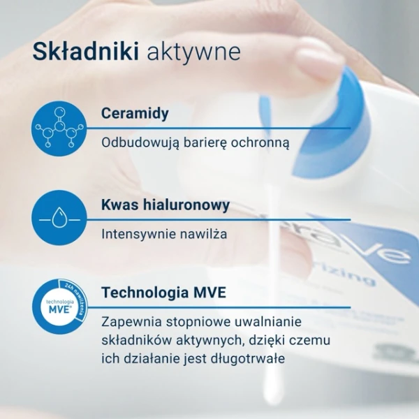 CeraVe, emulsja nawilżająca z ceramidami, skóra sucha i bardzo sucha, 236 ml