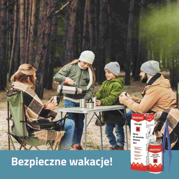 Mustico Tick-Off, spray do usuwania kleszczy 2w1, 8 ml
