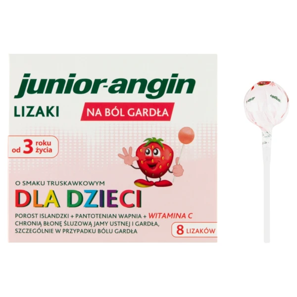 junior-angin-lizaki-dla-dzieci-od-3-roku-zycia-smak-truskawkowy-8-sztuk