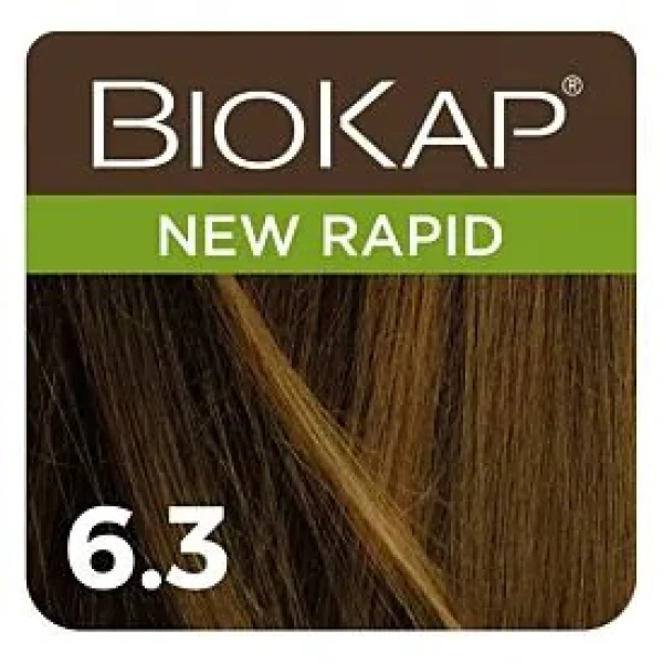 Biokap Nutricolor Delicato Rapid, farba do włosów, 6.3 ciemny złoty blond, 135 ml