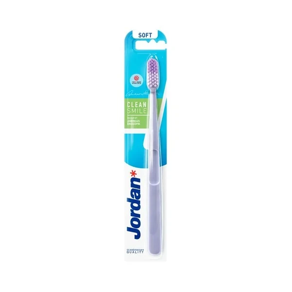 Jordan Clean Smile Soft, szczoteczka do zębów miękka, 1 sztuka