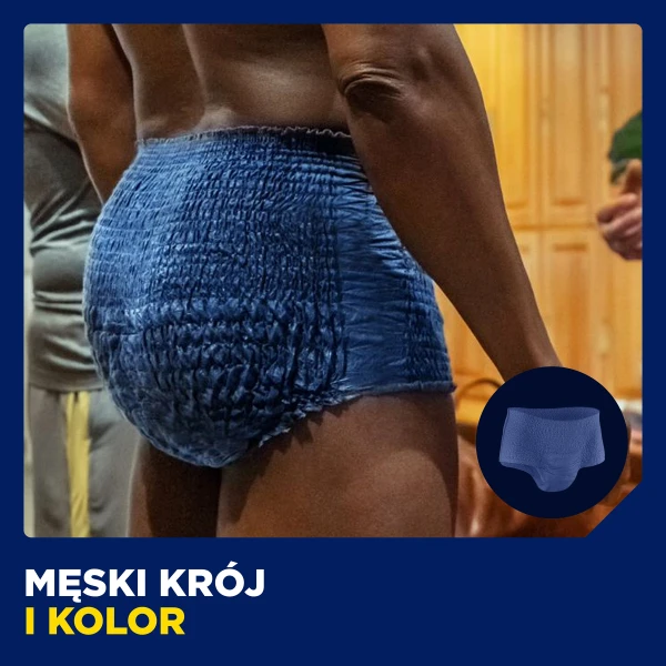Tena Men Pants, majtki chłonne, rozmiar S/M, 75-105 cm, Plus, 30 sztuk