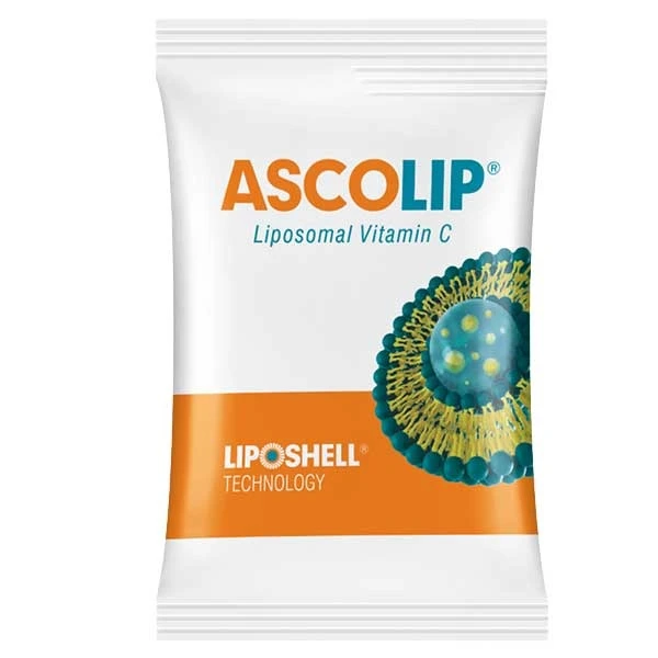 Ascolip, liposomalna witamina C 1000 mg, smak cytrynowo-pomarańczowy, żel doustny, 5 g x 30 saszetek