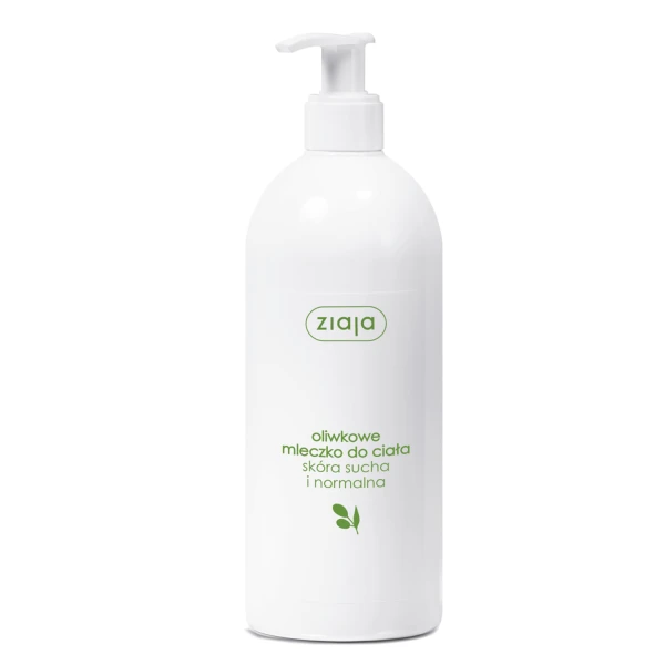 Zestaw Ziaja Oliwkowa, płyn micelarny, 200 ml + żel pod prysznic, 500 ml + mleczko do ciała, 400 ml + krem do twarzy, 50 ml