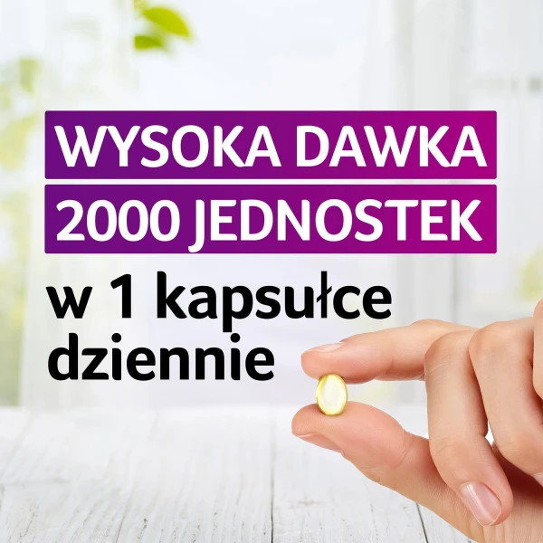 Vigantoletten Max, witamina D3 2000 j.m., 60 kapsułek