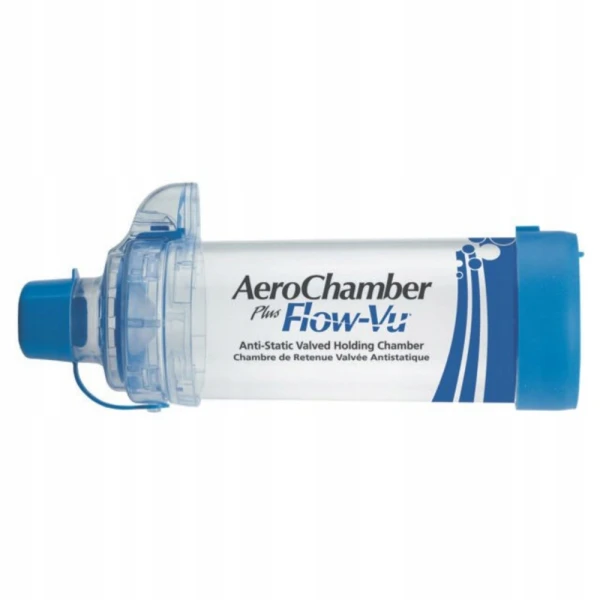 AeroChamber Plus Flow-Vu, komora inhalacyjna z ustnikiem dla dorosłych, 1 sztuka