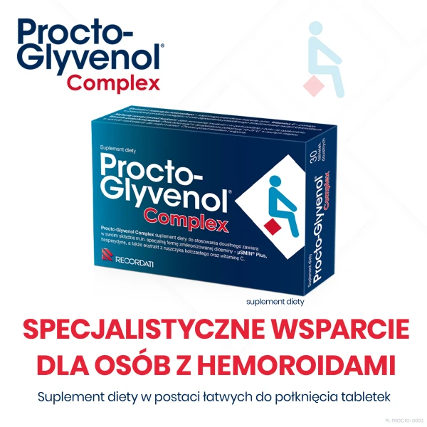 Procto-Glyvenol Complex, 30 tabletek