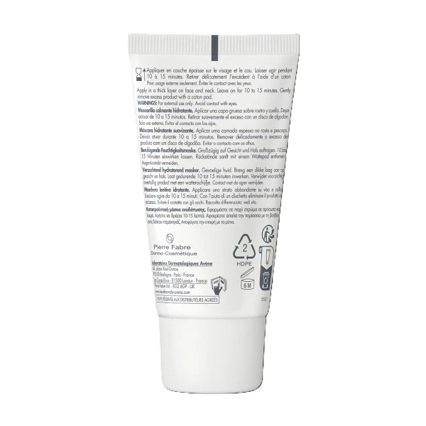 Avene, maseczka kojąco-nawilżająca, 50 ml