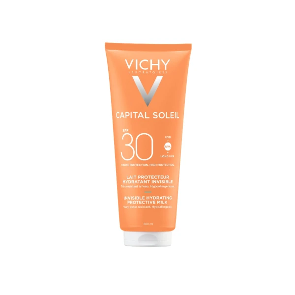Vichy Ideal Soleil, mleczko ochronne do twarzy i ciała, SPF 30, 300 ml