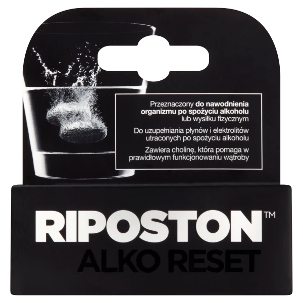Riposton, o smaku pomarańczowym, 10 tabletek musujących