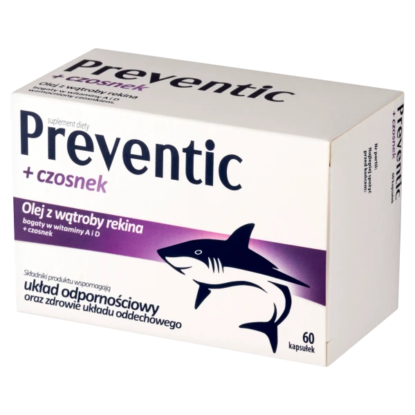 Preventic + czosnek, 60 kapsułek