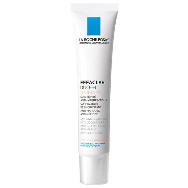 La Roche-Posay Effaclar Duo+ Unifiant, tonujący krem zwalczający niedoskonałości, odcień jasny, 40 ml