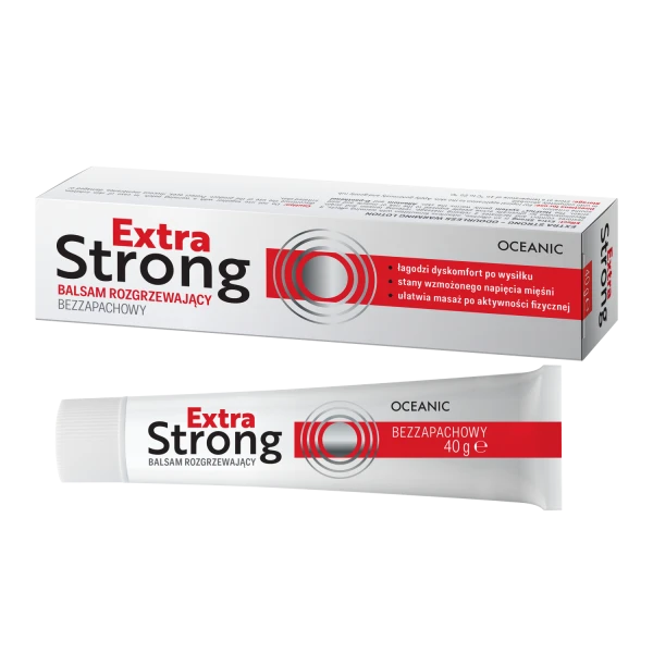Extra Strong, balsam rozgrzewający, bezzapachowy, 40 g