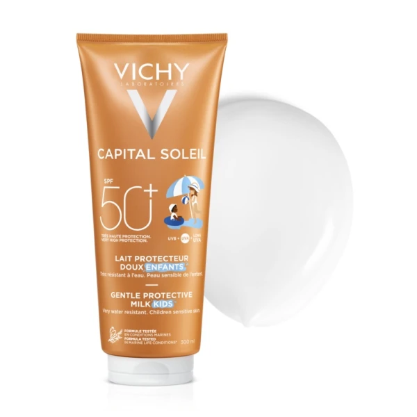 Vichy Capital Soleil, mleczko ochronne dla dzieci, SPF 50+, 300 ml