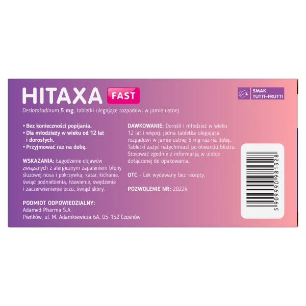 hitaxa-fast-10-tabletek-ulegajacych-rozpadowi-w-jamie-ustnej