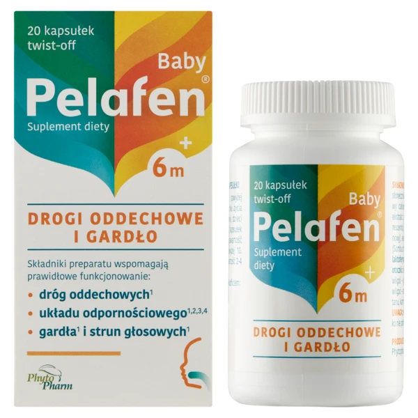 pelafen-baby-6m+-dla-dzieci-powyzej-6-miesiaca-smak-owocowy-20-kapsulek-twist-off