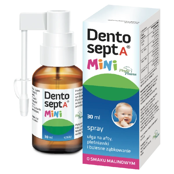 dentosept-a-mini-spray-ulga-na-afty-plesniawki-i-bolesne-zabkowanie-smak-malinowy-30-ml