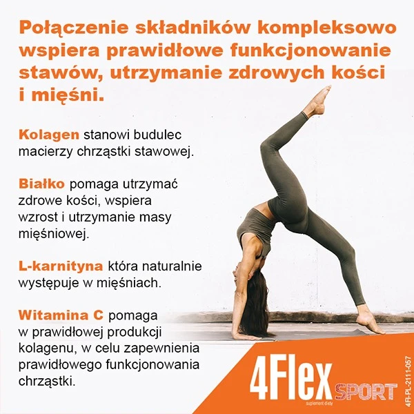 4Flex Sport, smak truskawkowy, 30 saszetek