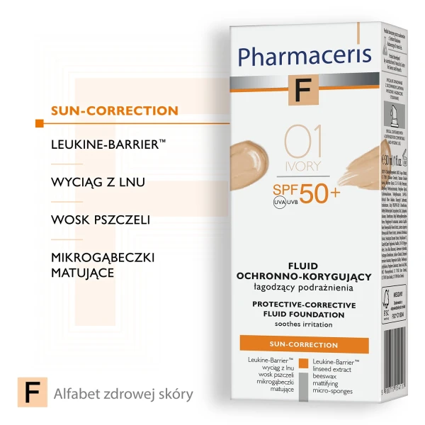 pharmaceris-f-sun-correction-fluid-ochronno-korygujacy-01-ivory-spf-50+-30-ml