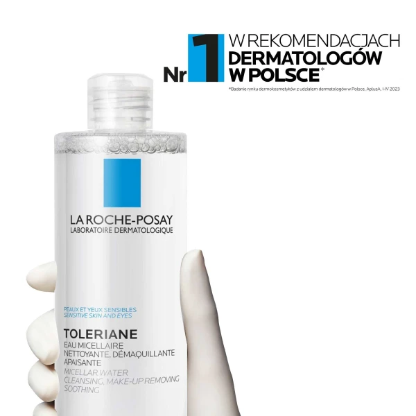 La Roche-Posay Toleriane, płyn micelarny, skóra wrażliwa twarzy i oczu, 400 ml