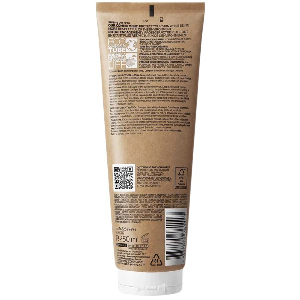 La Roche-Posay Anthelios Hydrating Lotion SPF50+, Nawilżające mleczko, 250 ml