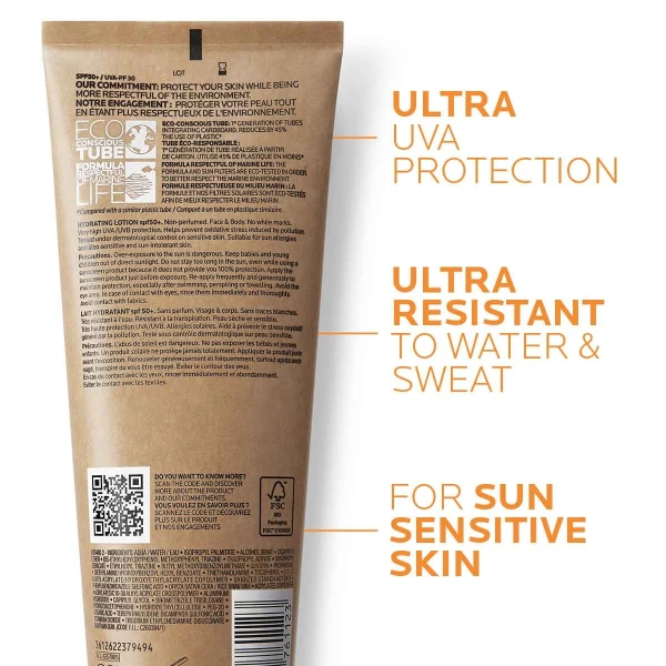 La Roche-Posay Anthelios Hydrating Lotion SPF50+, Nawilżające mleczko, 250 ml