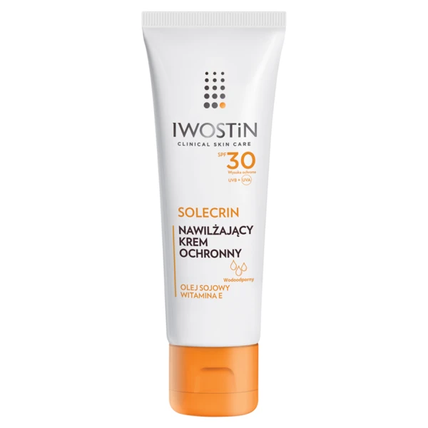 iwostin-solecrin-nawilzajacy-krem-ochronny dla-dzieci-powyzej-6-miesiaca-spf-30-50-ml