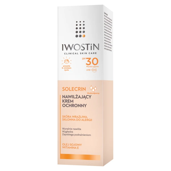 iwostin-solecrin-nawilzajacy-krem-ochronny dla-dzieci-powyzej-6-miesiaca-spf-30-50-ml