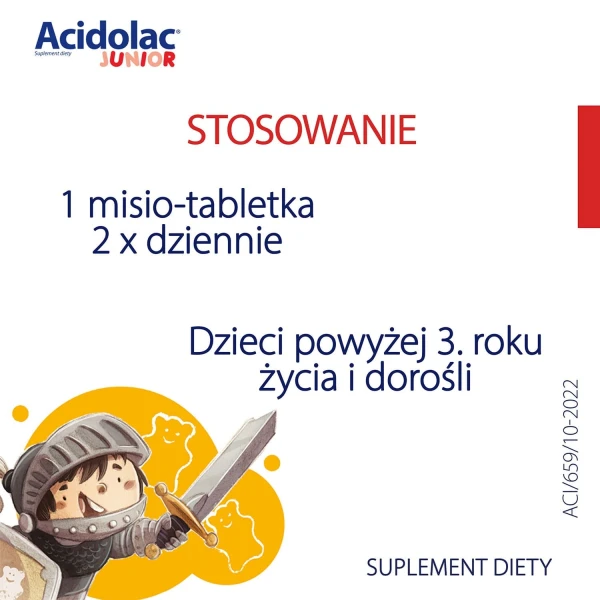 acidolac-junior-dla-dzieci-od-3 lat-smak-truskawkowy-20-misio-tabletek