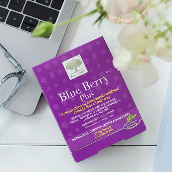 New Nordic Blue Berry Plus, 60 tabletek