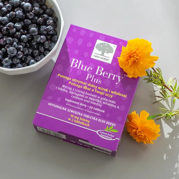 New Nordic Blue Berry Plus, 60 tabletek