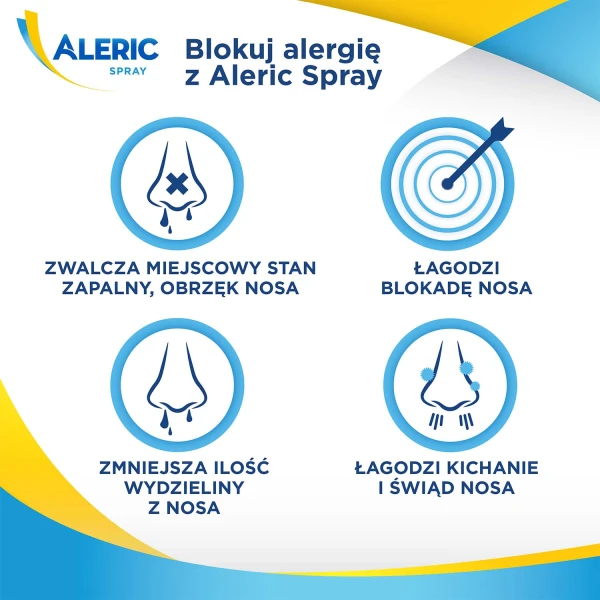 Aleric Spray 50 µg/dawkę, aerozol do nosa, zawiesina, 60 dawek