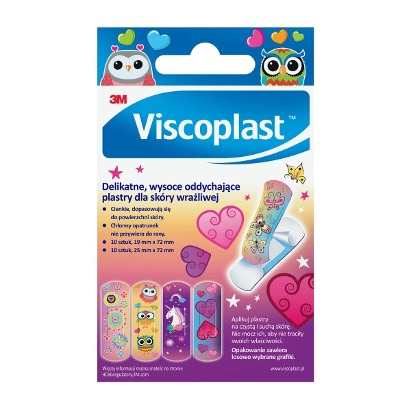 Viscoplast Magiczne, plastry dla dzieci, 20 sztuk