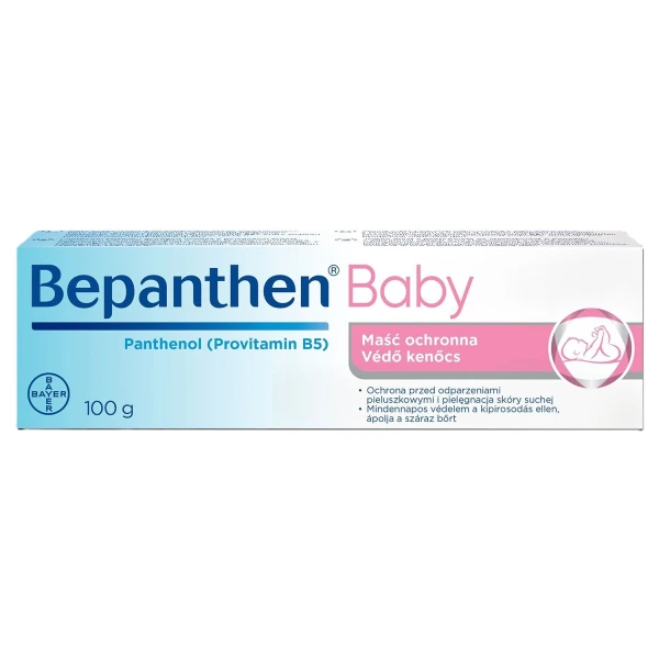 Bepanthen Baby, maść przeciw odparzeniom pieluszkowym dla niemowląt, 100 g
