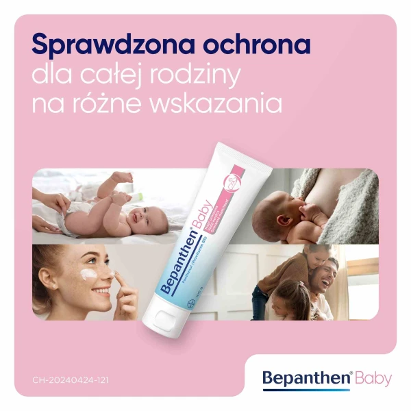 Bepanthen Baby, maść przeciw odparzeniom pieluszkowym dla niemowląt, 100 g