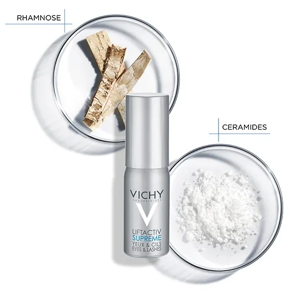 Vichy Liftactiv Supreme Serum 10 Oczy i Rzęsy, serum przeciwzmarszczkowe i wzmacniające rzęsy, 15 ml