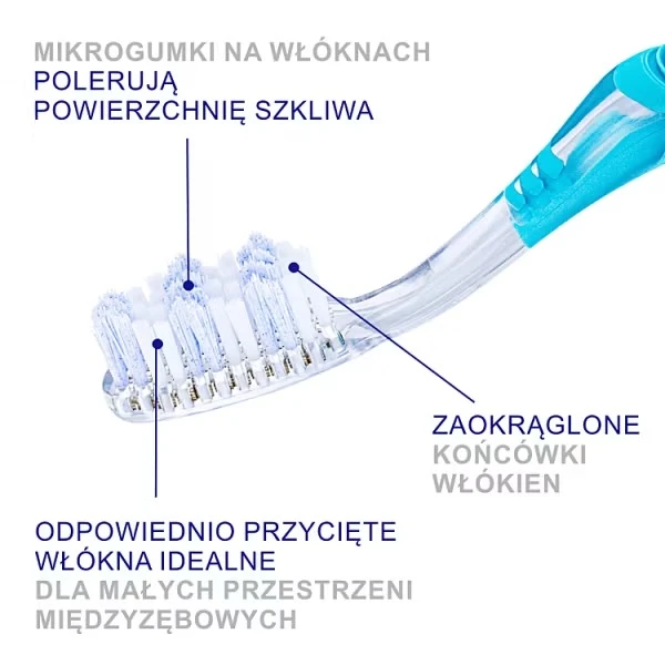 Elgydium Whitening Szczoteczka do zębów, wybielająca, soft, 1 sztuka