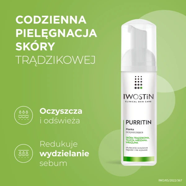 iwostin-purritin-pianka-oczyszczajaca-skora-tlusta-i-tradzikowa-165-ml