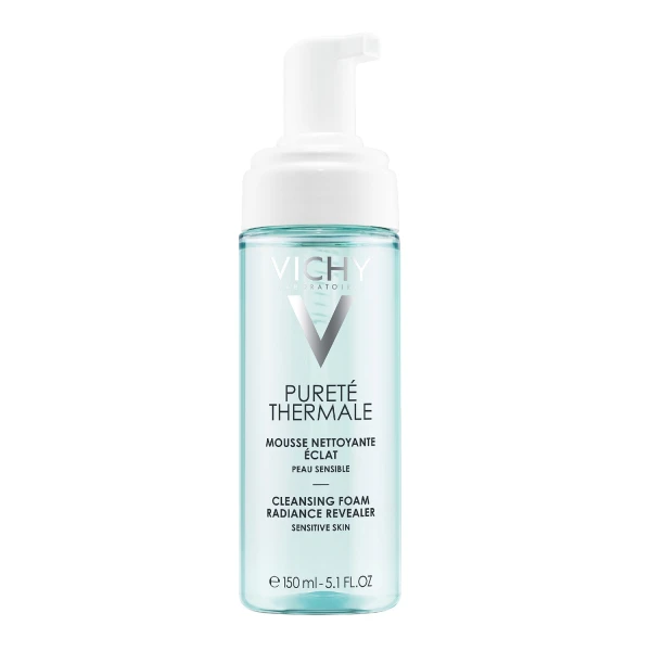 Vichy Purete Thermale, pianka oczyszczająca, przywracająca blask skóry, 150 ml