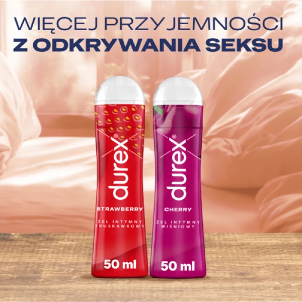 Durex Strawberry, żel intymny, truskawkowy, 50 ml