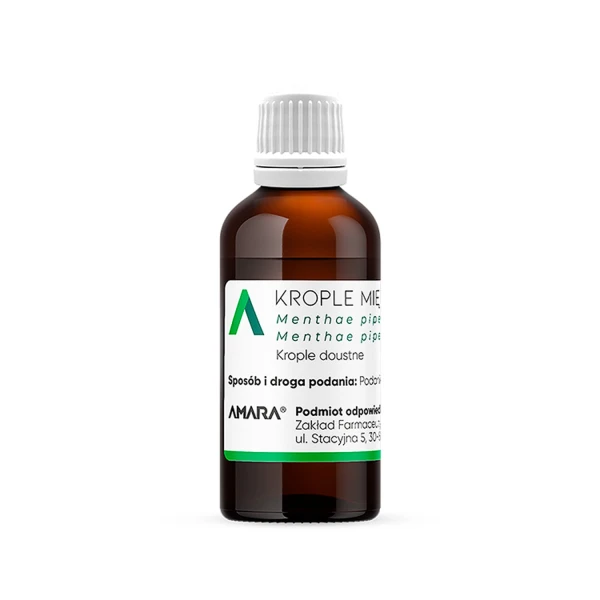 Krople miętowe, krople doustne, 35 g