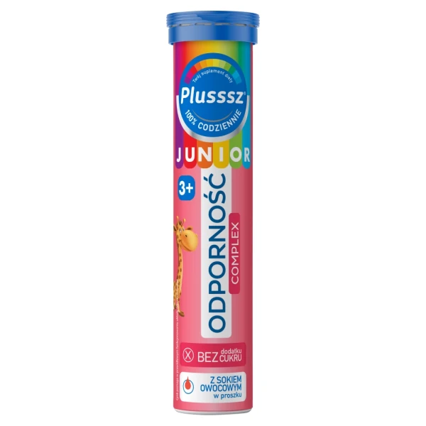 plusssz-junior-odpornosc-complex-dla-dzieci-powyzej-3-lat-smak-malina-truskawka-20-tabletek-musujacych