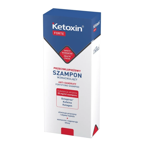 L'Biotica Ketoxin Forte, przeciwłupiezowy szampon wzmacniający, 200 ml