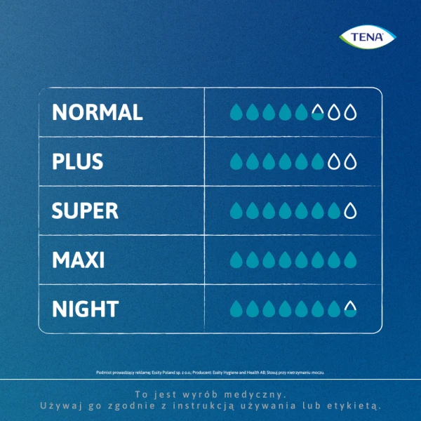 Tena Pants ProSkin Night, majtki chłonne, rozmiar L, 100-135 cm, Super, 30 sztuk