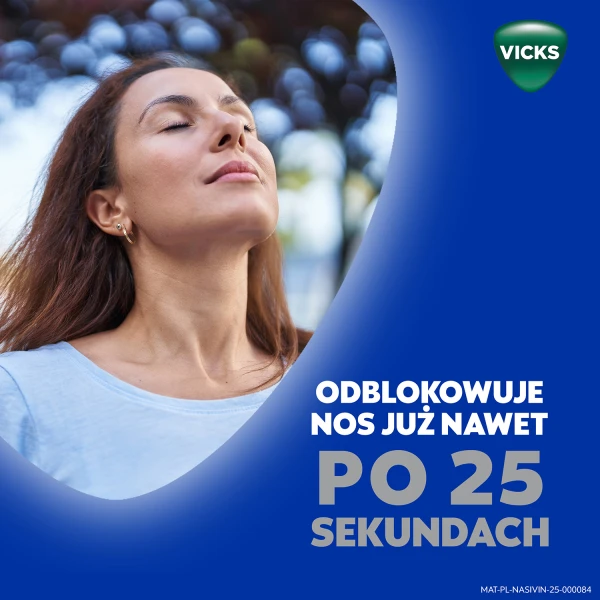 Nasivin Vicks Classic 0,5 mg/ml, aerozol do nosa dla dorosłych i dzieci od 6 lat, 10 ml